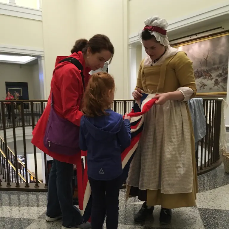 Mistress V at a Flag Demo at the Museum