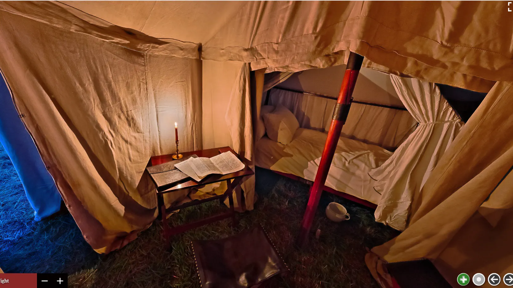Washington Field HQ Marquee Inner Chamber Night View