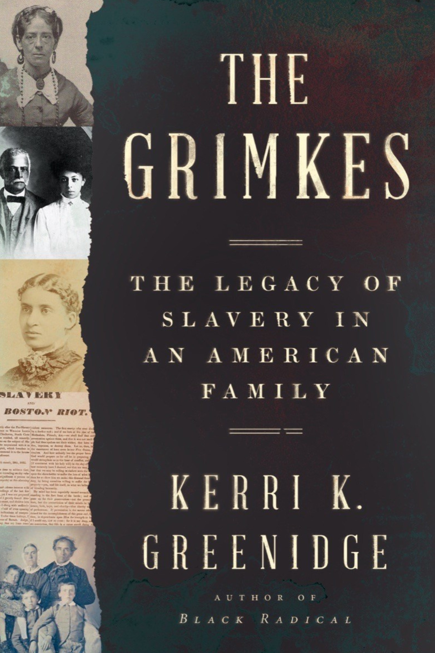The Grimkes by Kerri Greenidge Book book cover.
