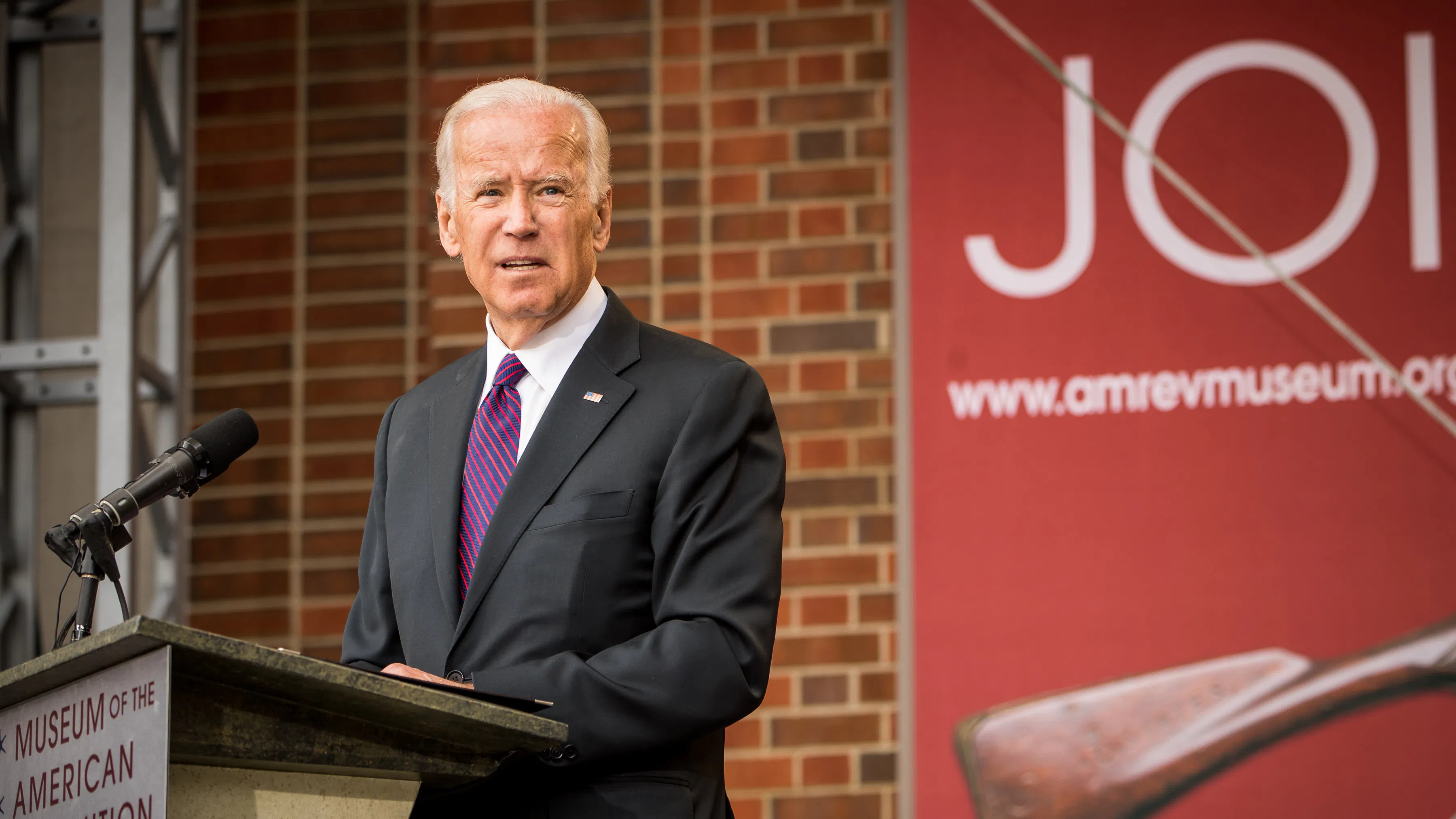 Joe Biden at the Museum's Grand Opening Ceremony