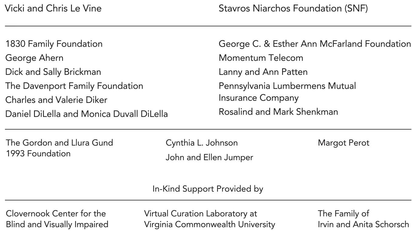 Sponsors for The Declaration's Journey