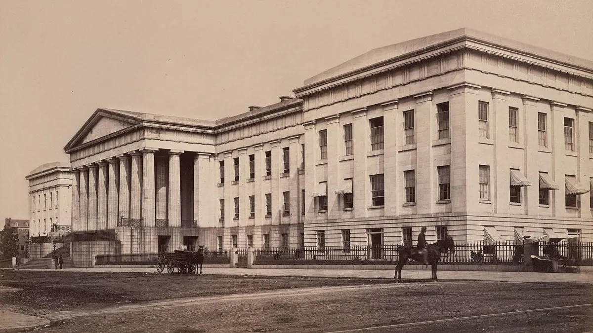 U.S. Patent Office circa 1860s