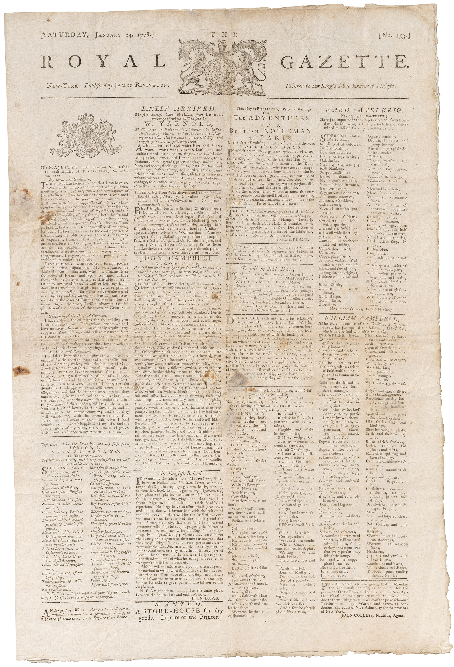 The Royal Gazette newspaper