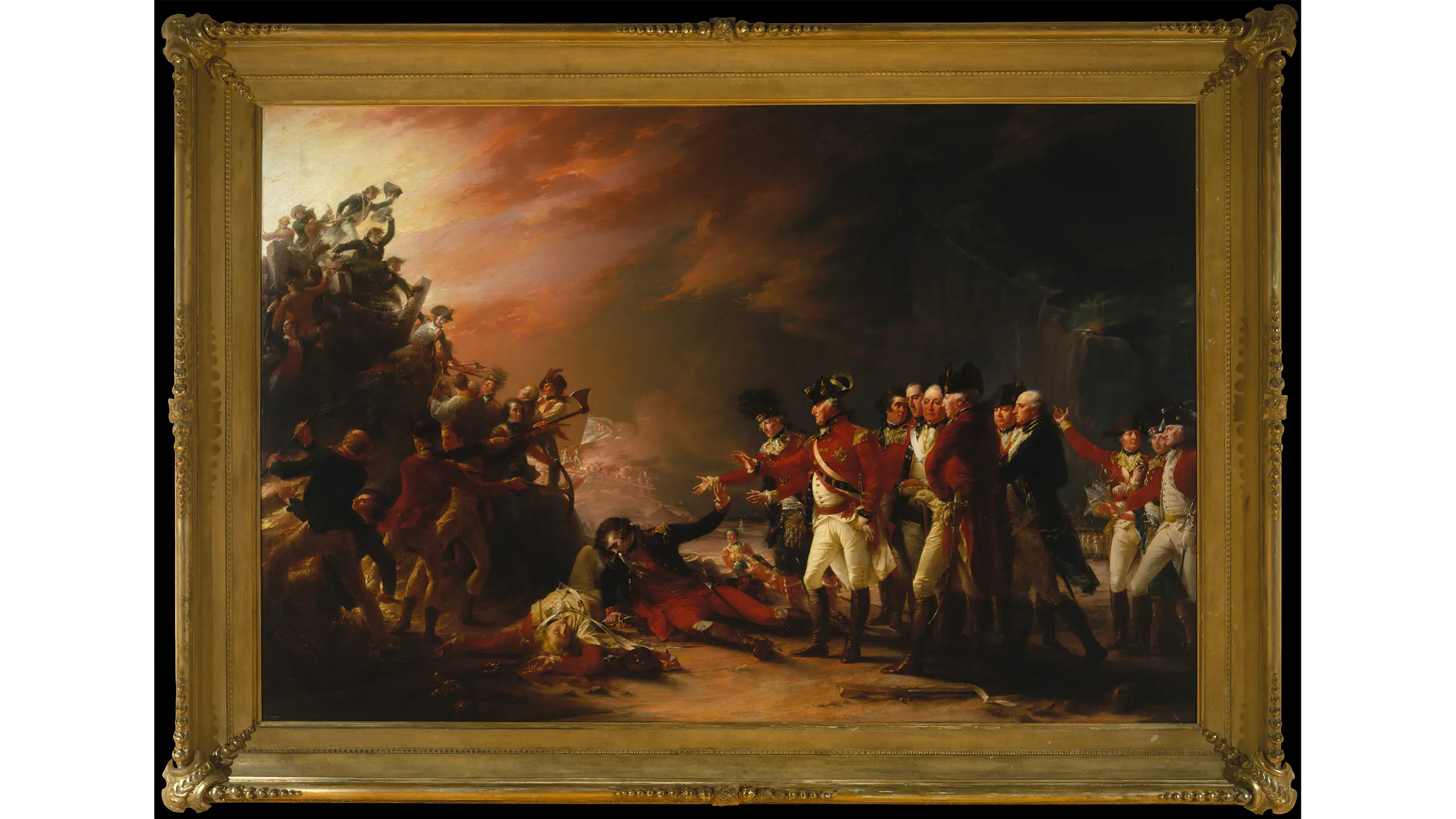 The Sortie Made by the Garrison of Gibraltar by John Trumbull