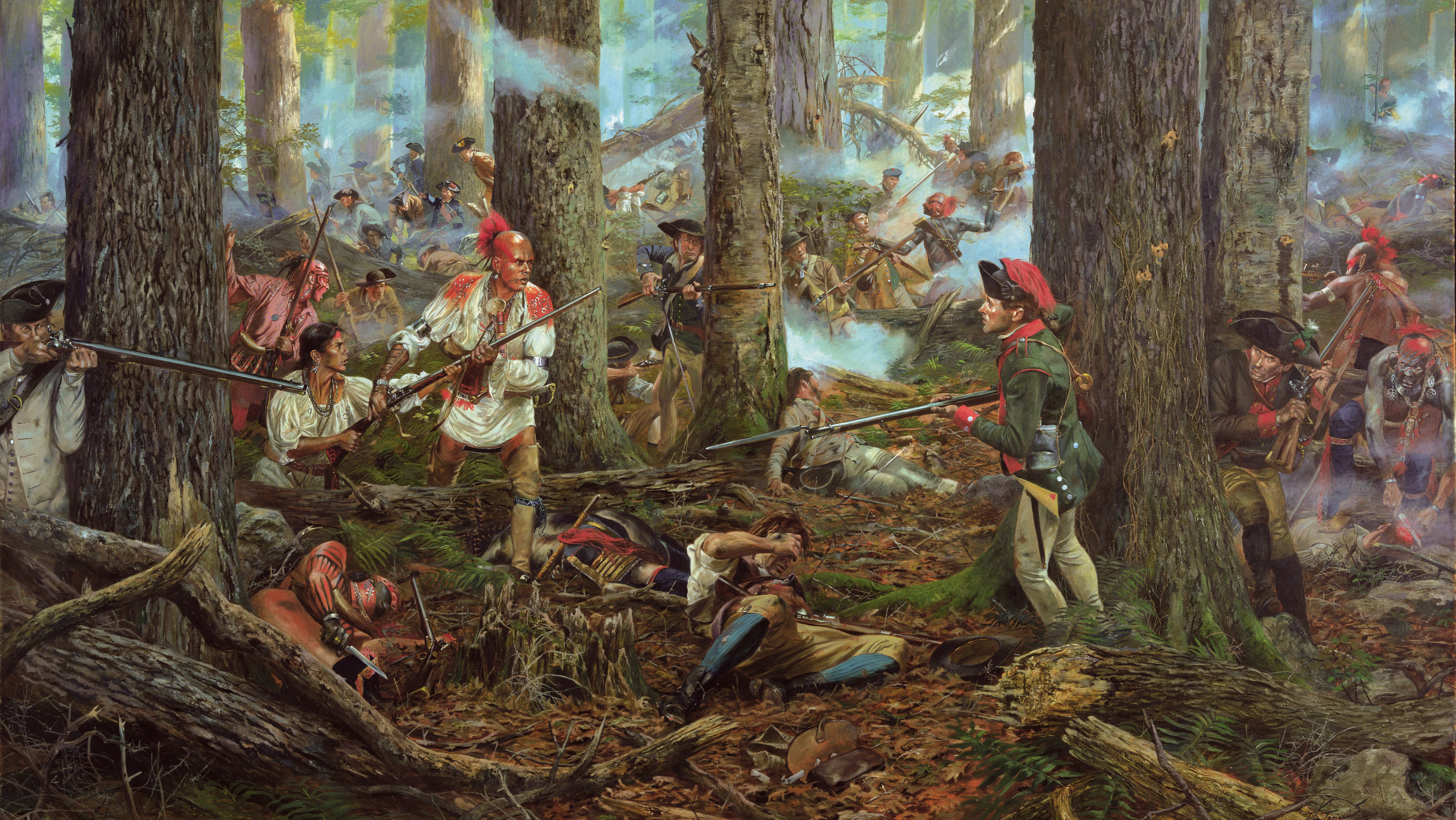 The Oneida At The Battle Of Oriskany August 6 1777 Credit Don Troiani 
