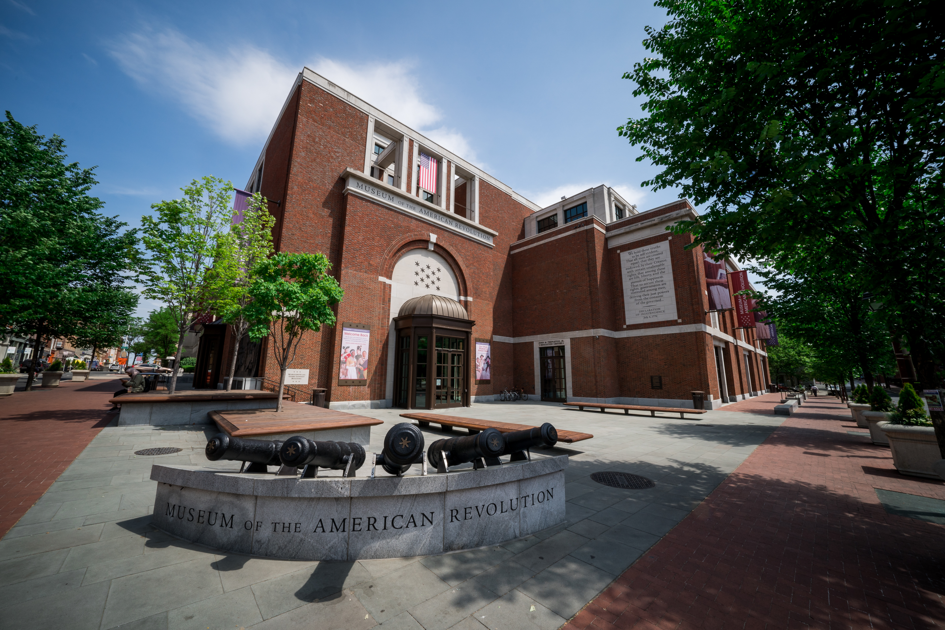 The facade of the Museum