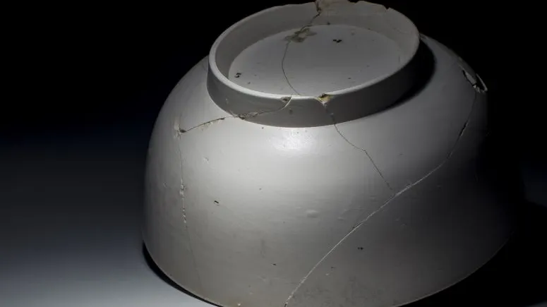 Photo of an antique ceramic bowl