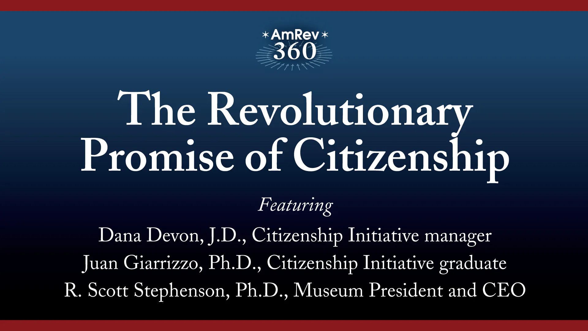 Image 101220 Amrev360 Titleslide Citizenship
