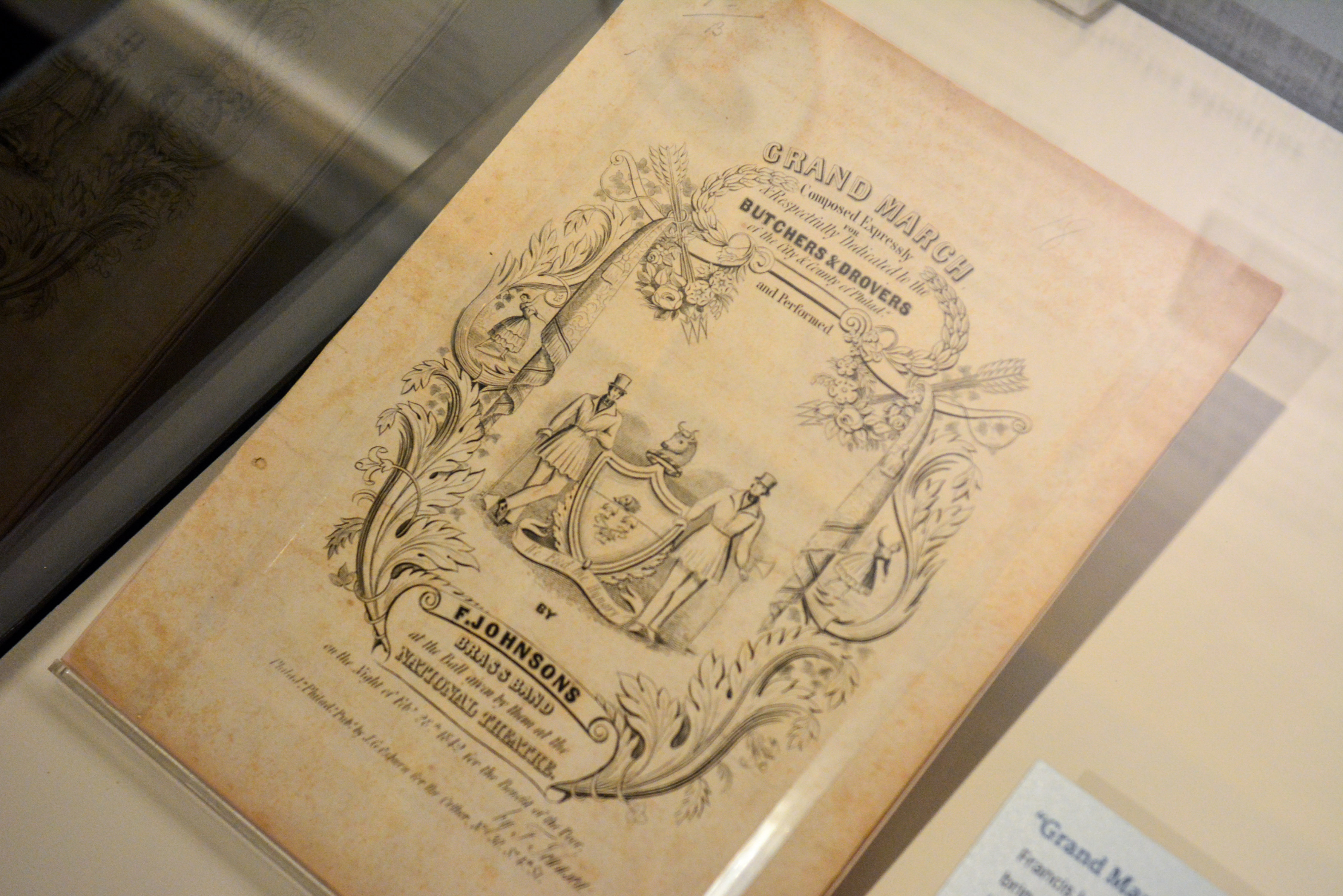 Grand March for Philadelphia's Butchers and Drovers written by Francis Johnson.