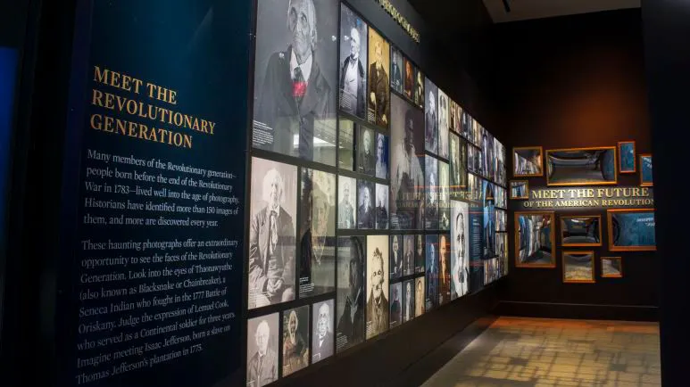 Photo of a museum exhibit
