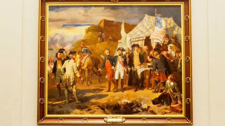 “Siege of Yorktown” painting