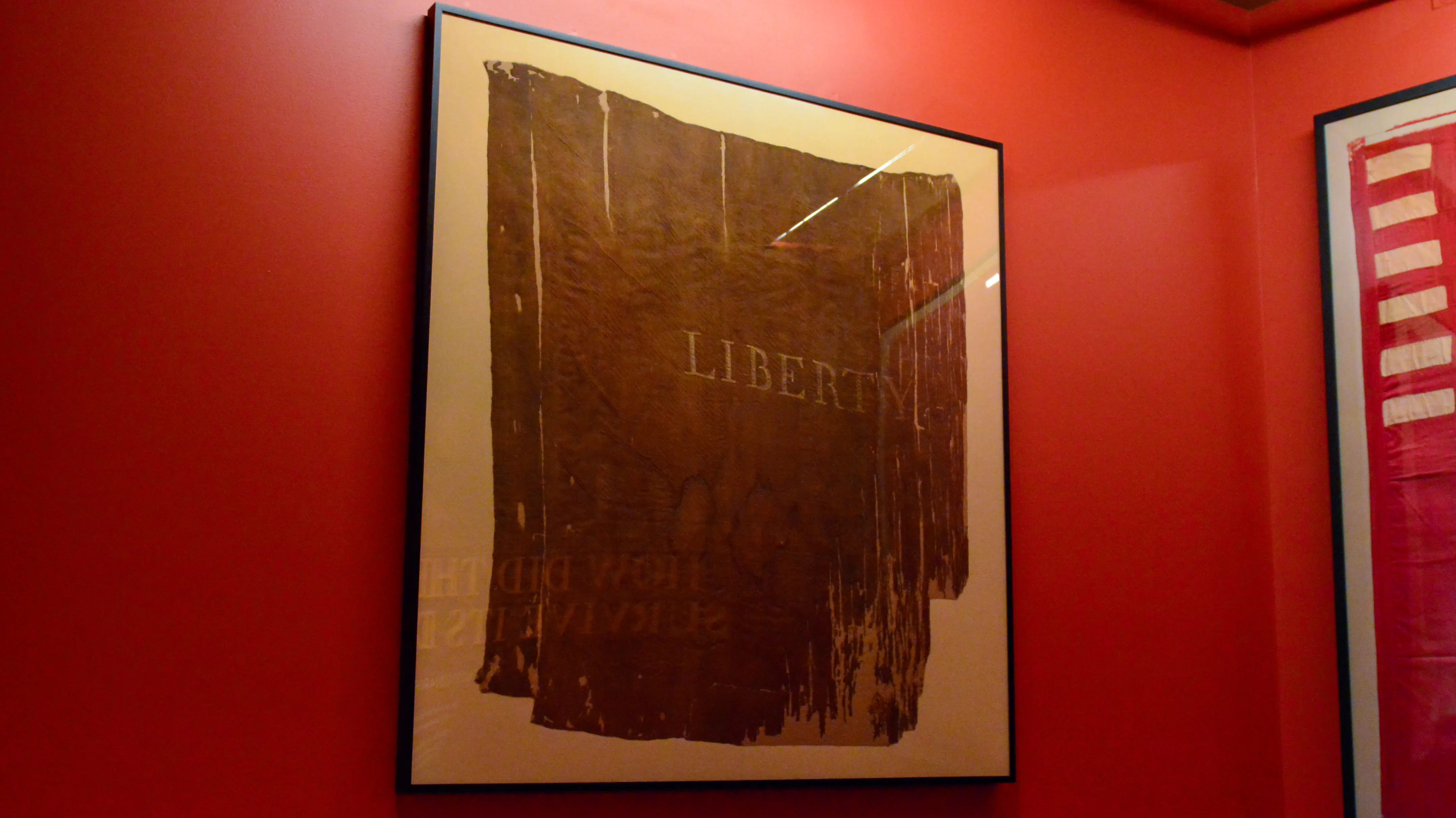 Schenectady Liberty Flag on loan from Schenectady Historical Dsc0725