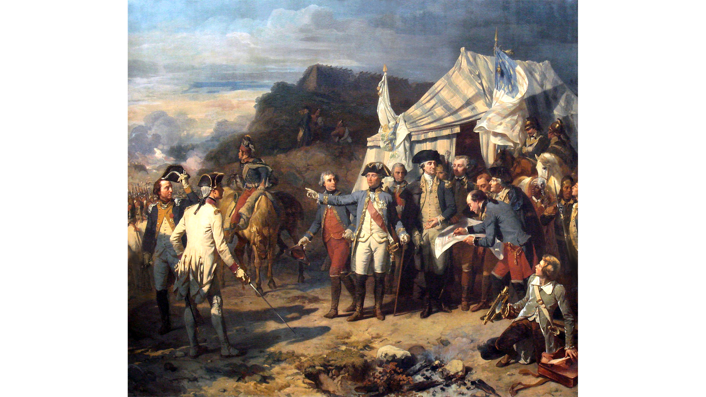 Bataille De Yorktown By Auguste Couder