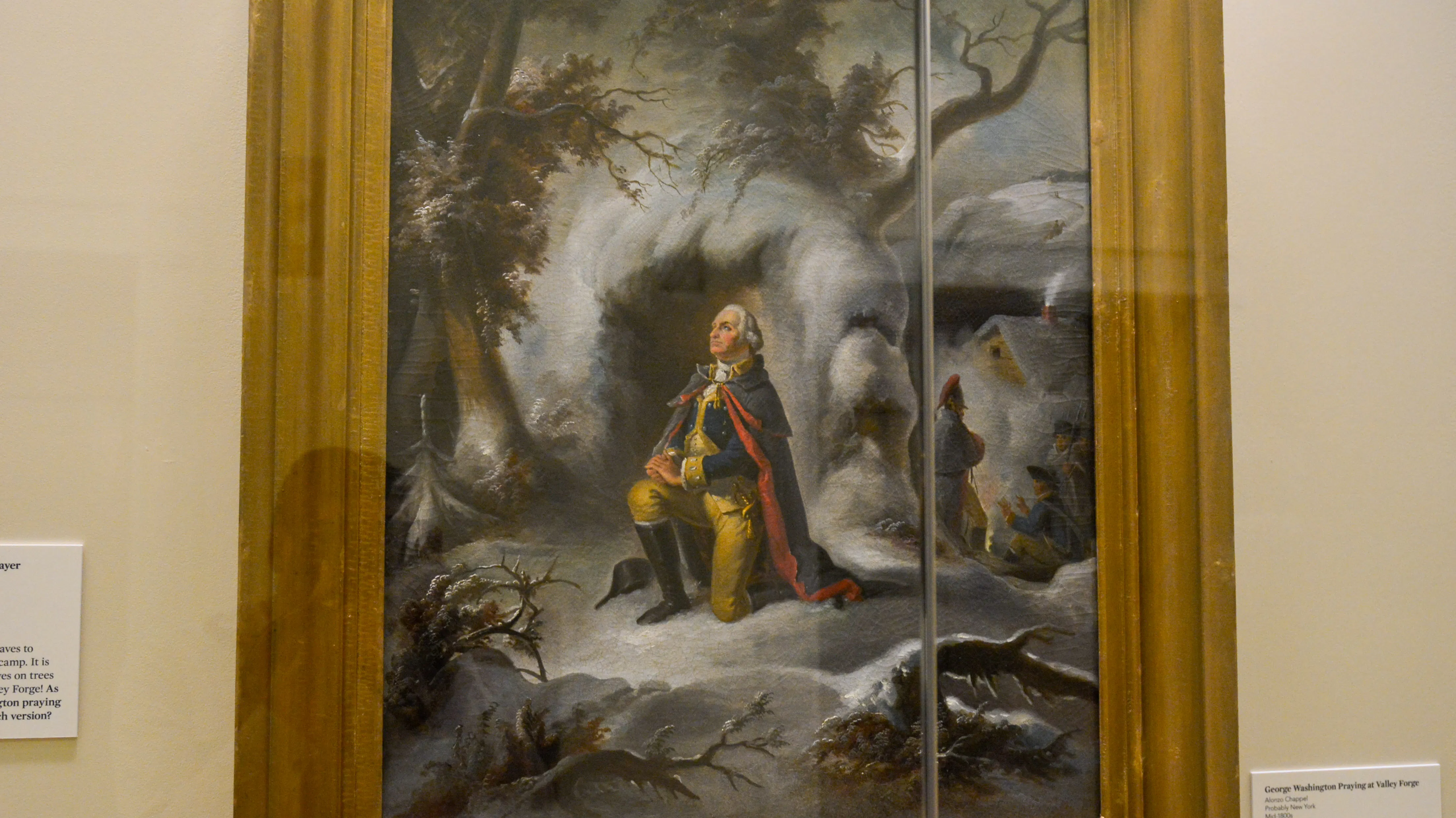 Alonzo Chappel's Painting of Washington's Prayer at Valley Forge