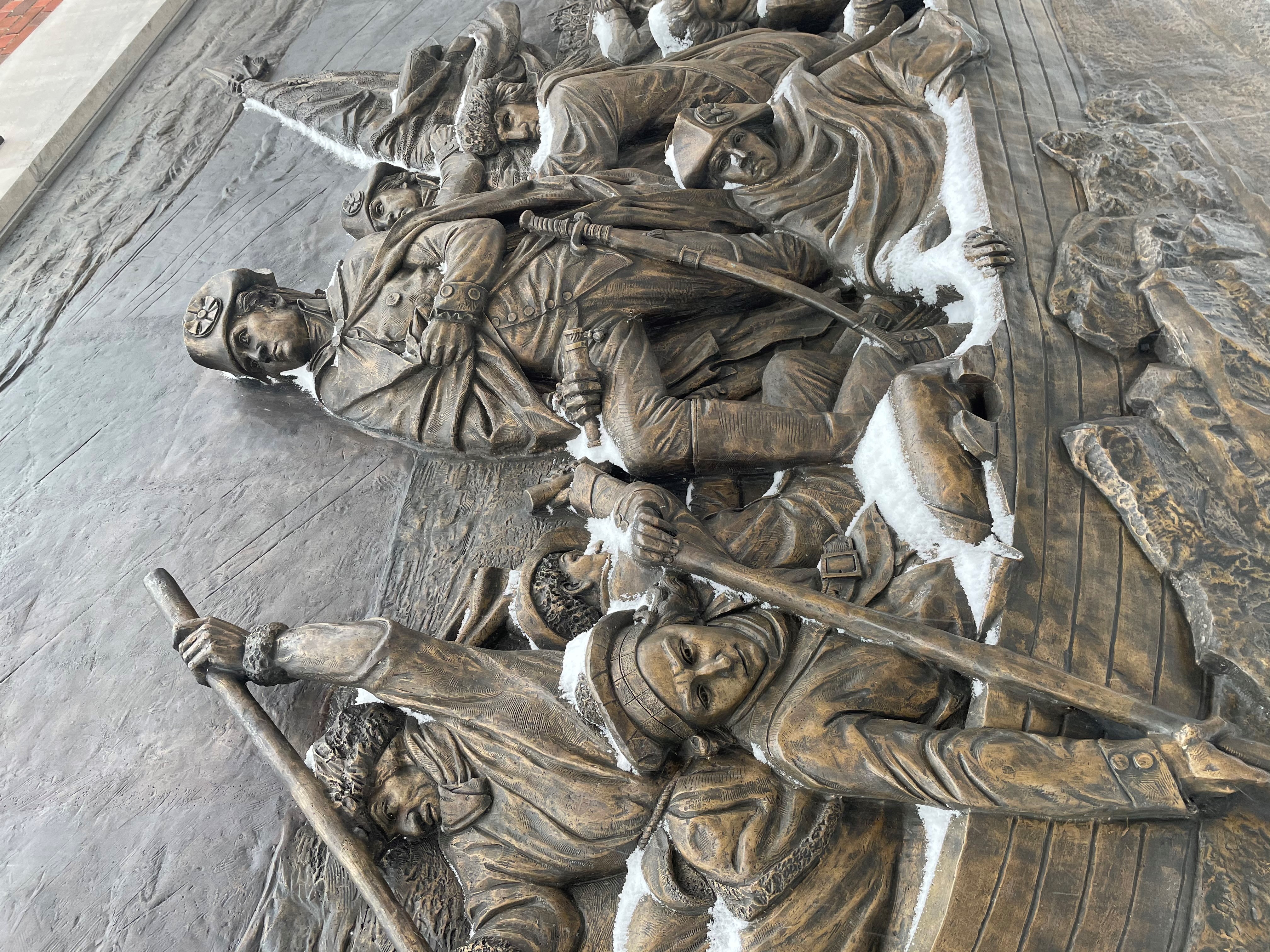 Snow Bas Relief