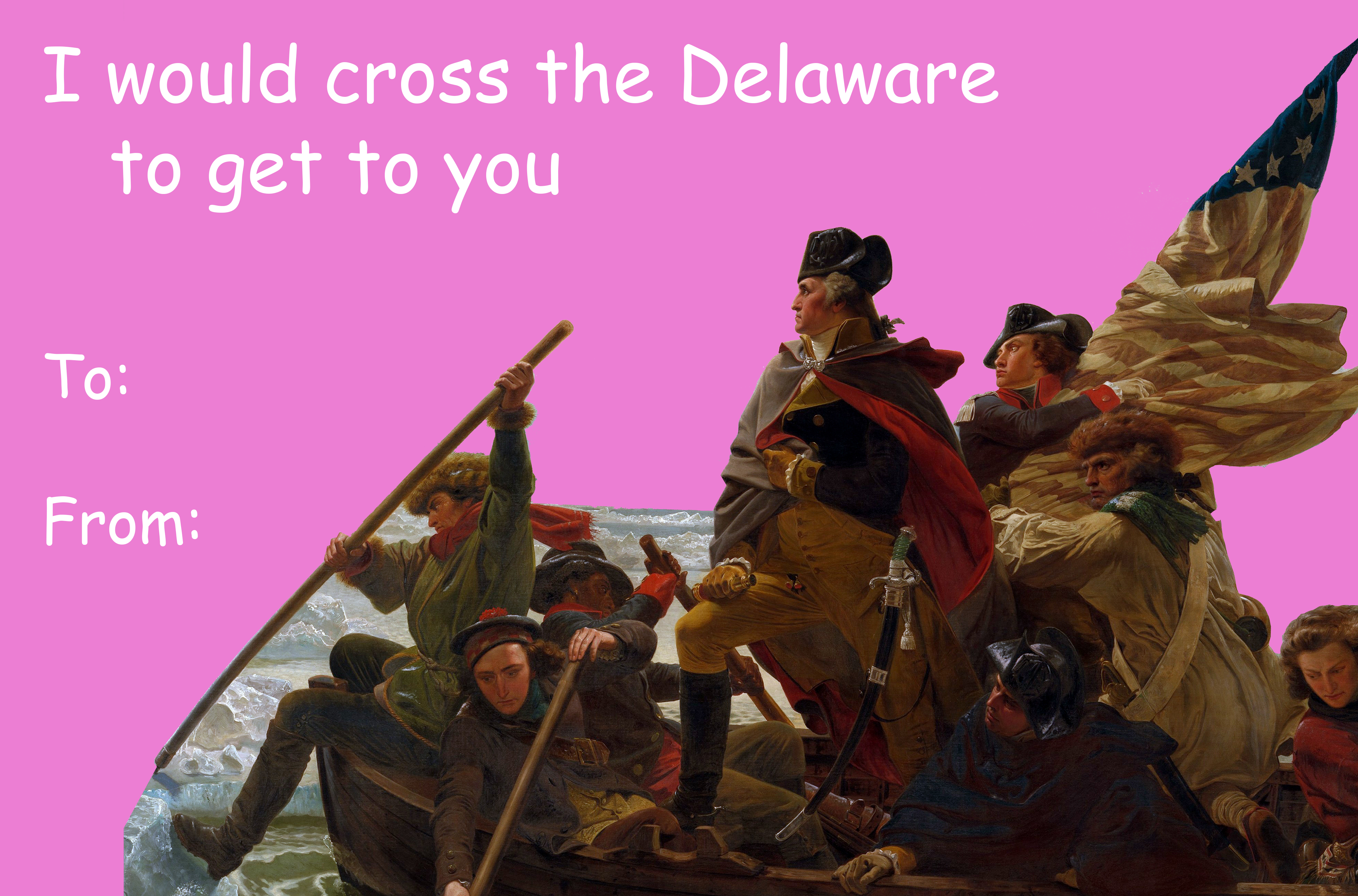 Image 102820 Valenteines Card Washington Crossing Delaware
