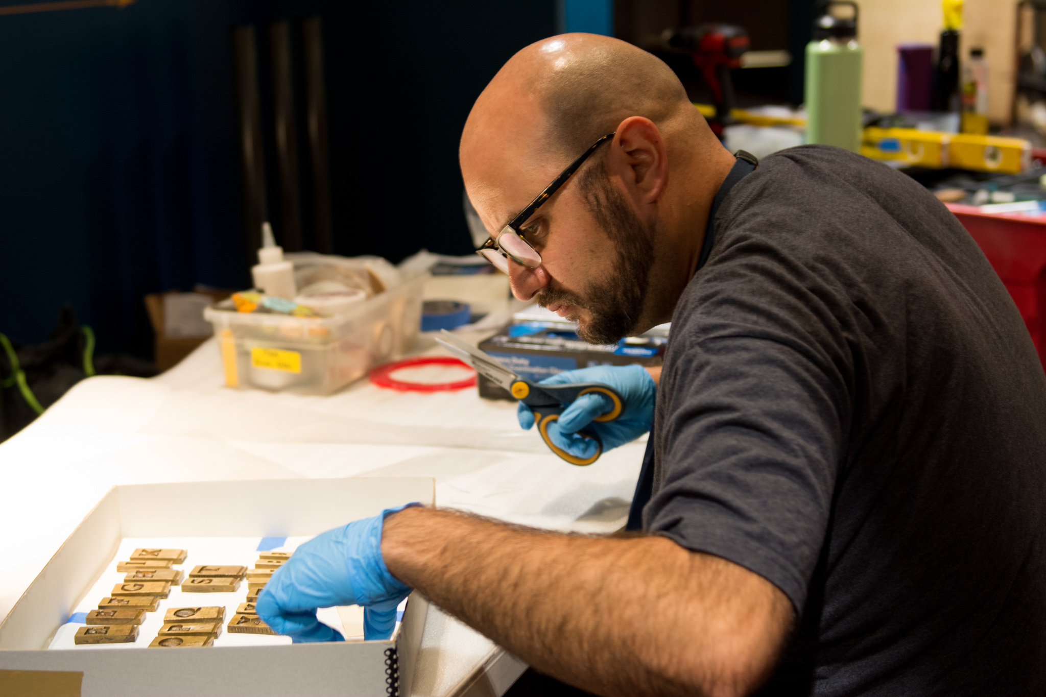 A curator looks at printing matrices