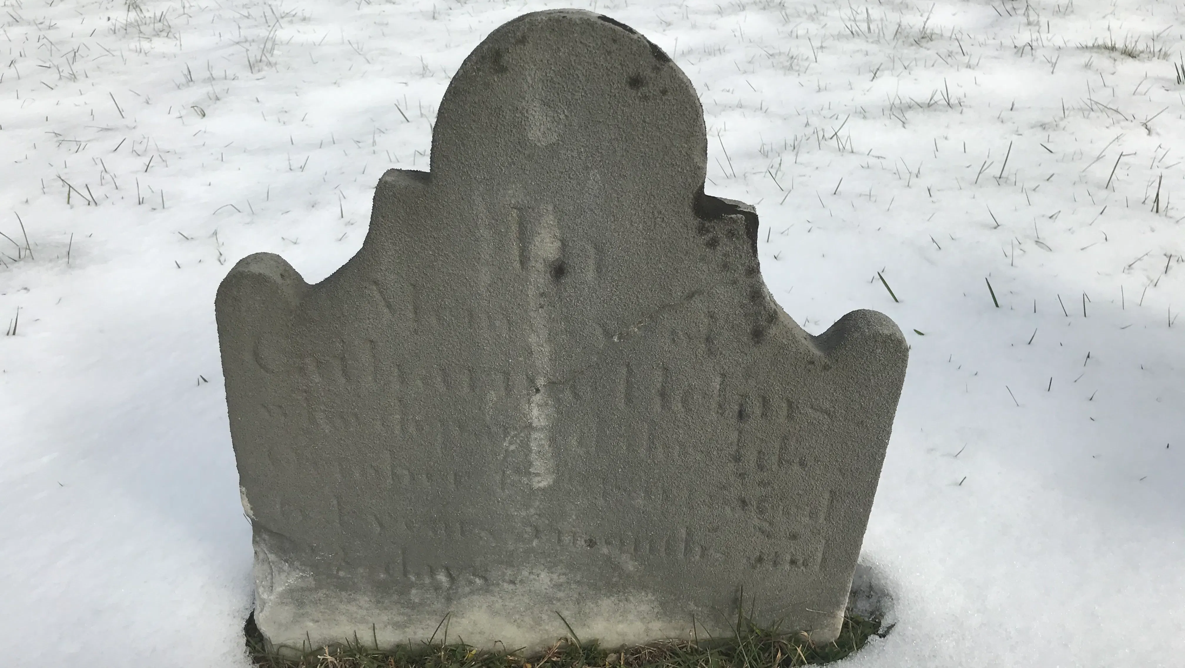 Photo of Catherine Helms's gravestone