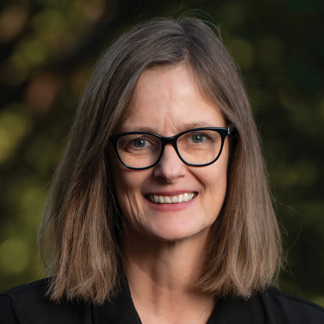 Read the Revolution Speaker Series graphic featuring Frederike Baer's headshot and the cover of her book on Hessians.