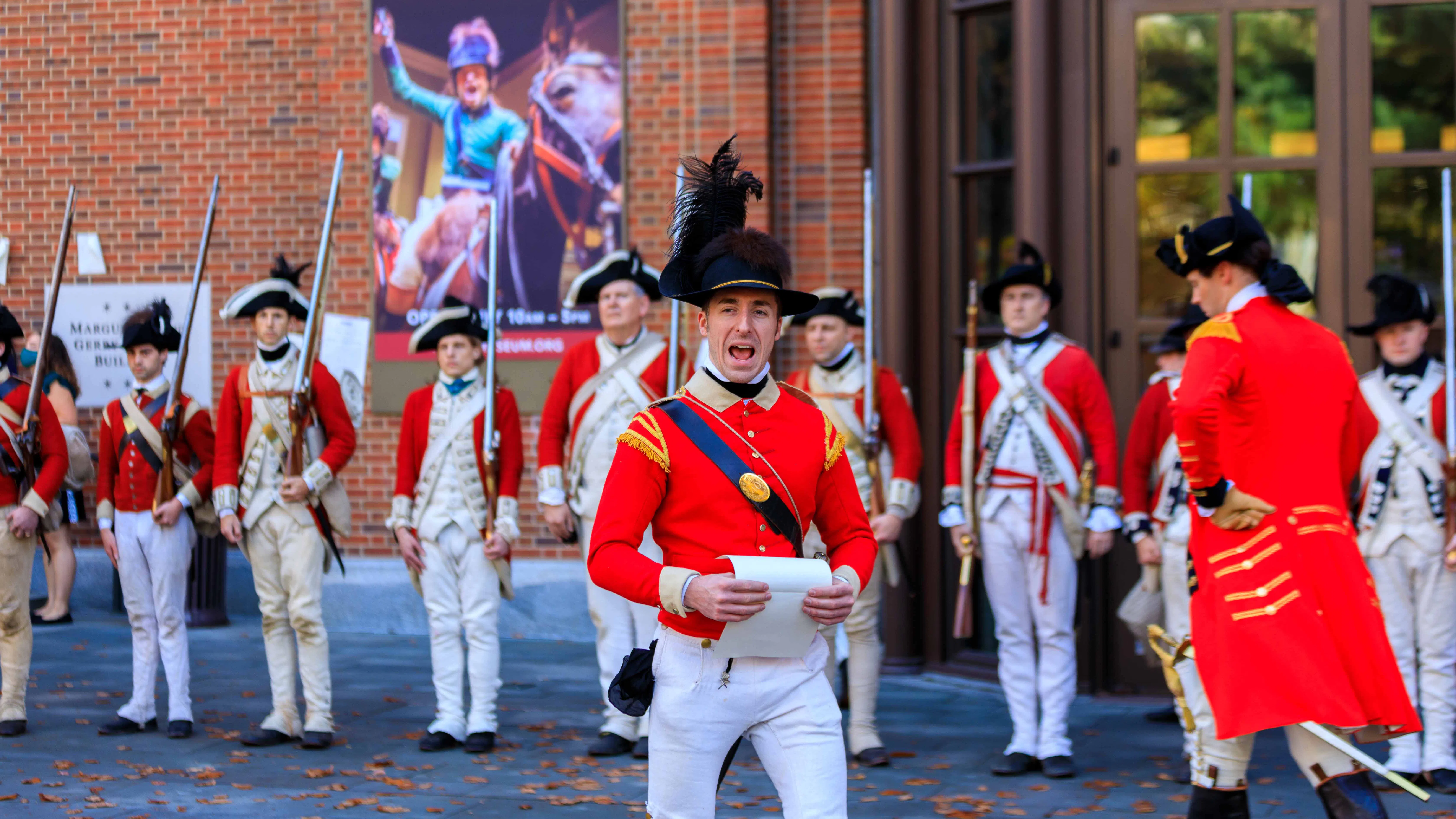 Image 110522 Occupied Philadelphia Redcoat Proclamation Reading 431a6823