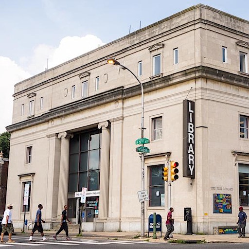 The facade of the Greater Olney branch of the Philadelphia Free Library system.