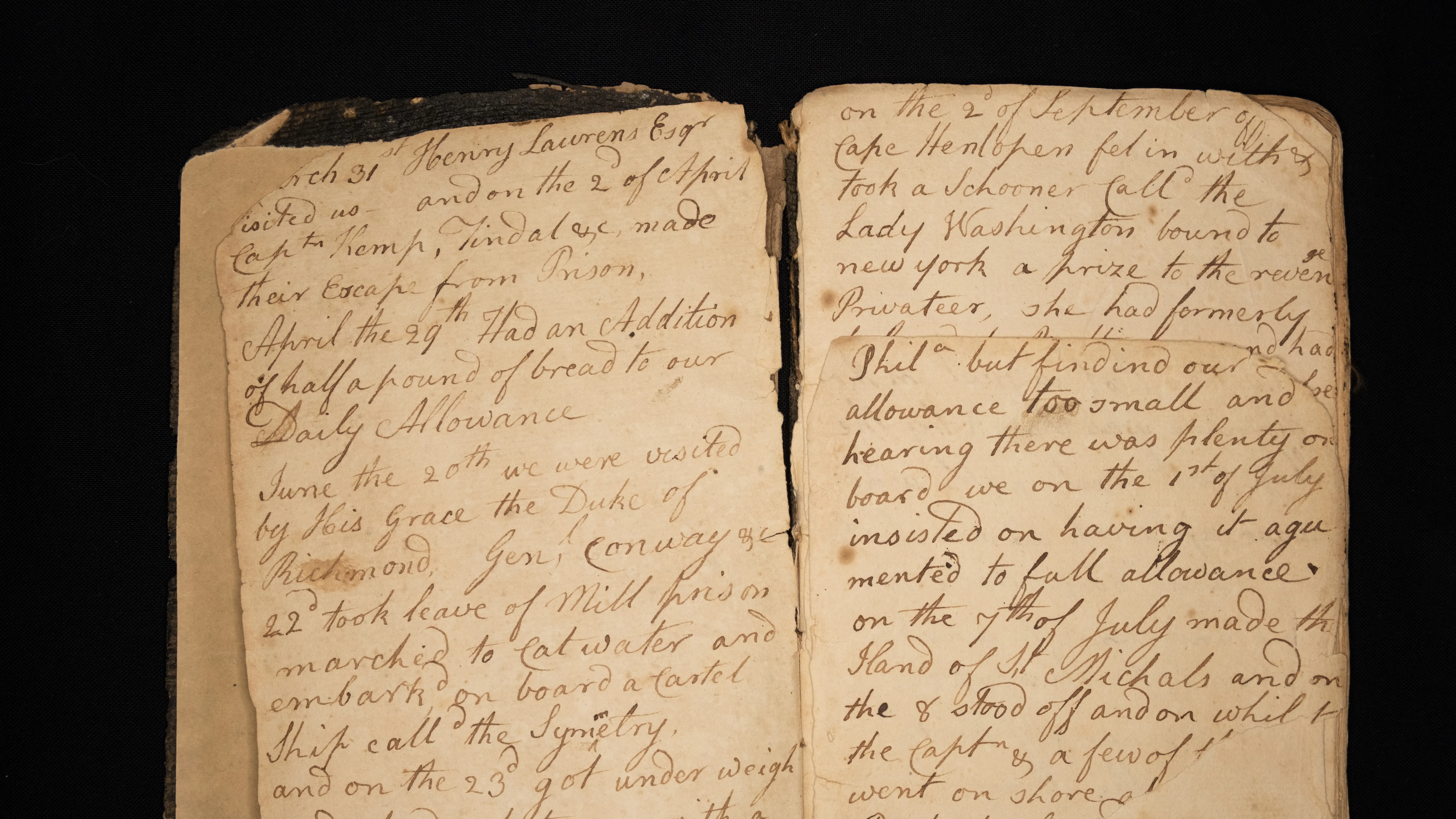 Second Page Of Diary Credit David Edge 